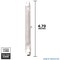 Ushio 1000502 - FDN JP120V-500WCF6 119.6mm Long R7S Stage Bulb